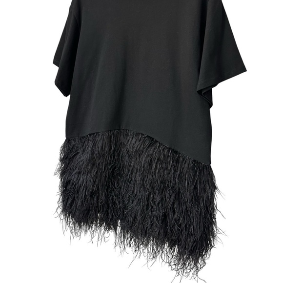 Amable By Mable Black Feather Dress, Small - Picture 6 of 15